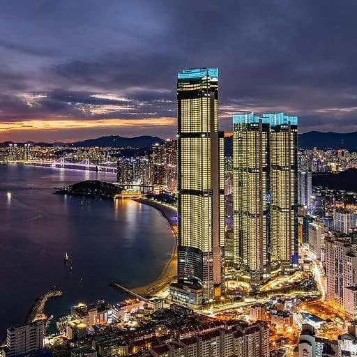 도산 포도 더 블랙 제휴 멤버십 시설 해운대 엘시티 전경