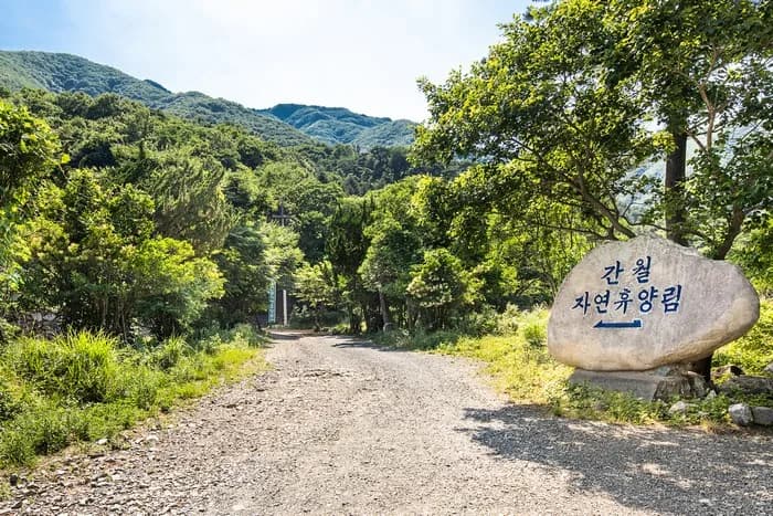 간월자연휴양림 전경 - e편한세상 서울산 파크그란데 주변 시설