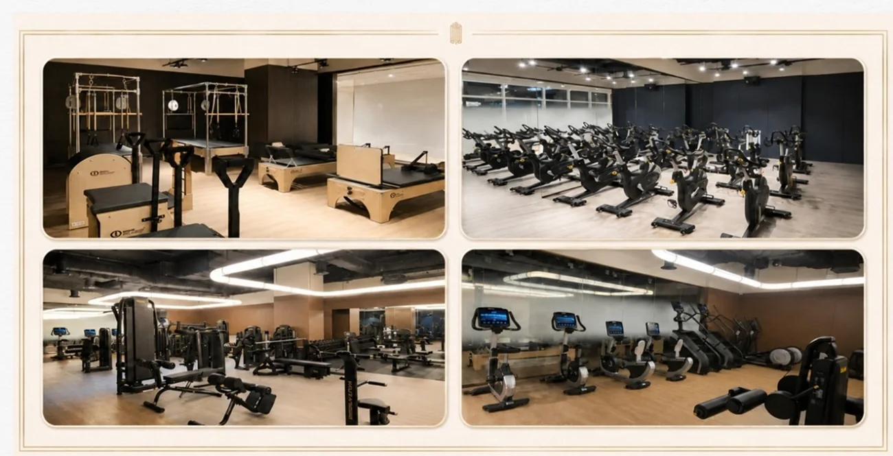 루카831 필라테스·GX·웨이트·유산소 공간 준공 사진 4컷