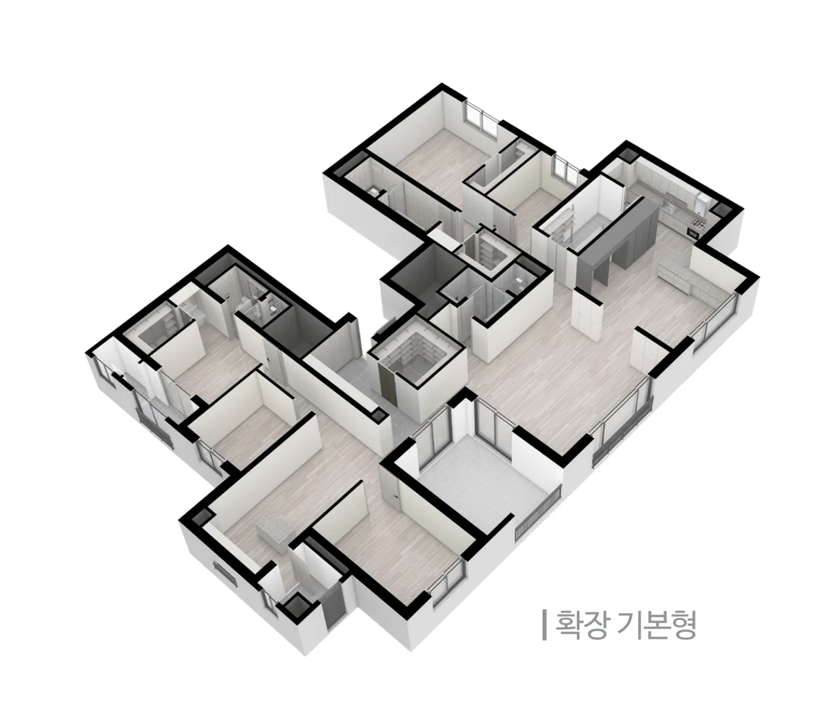 트리븐 김해 217P 입체 평면(3D)