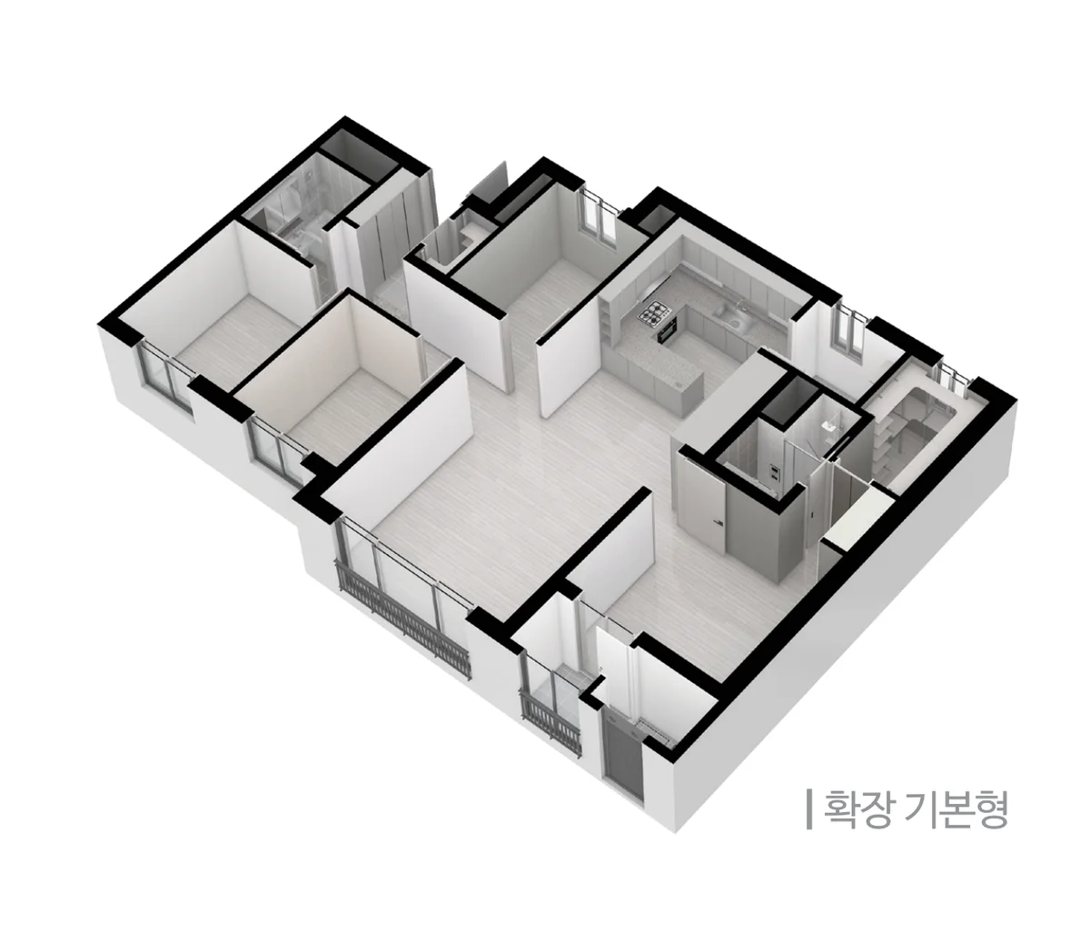 트리븐 김해 84A 입체 평면(3D)