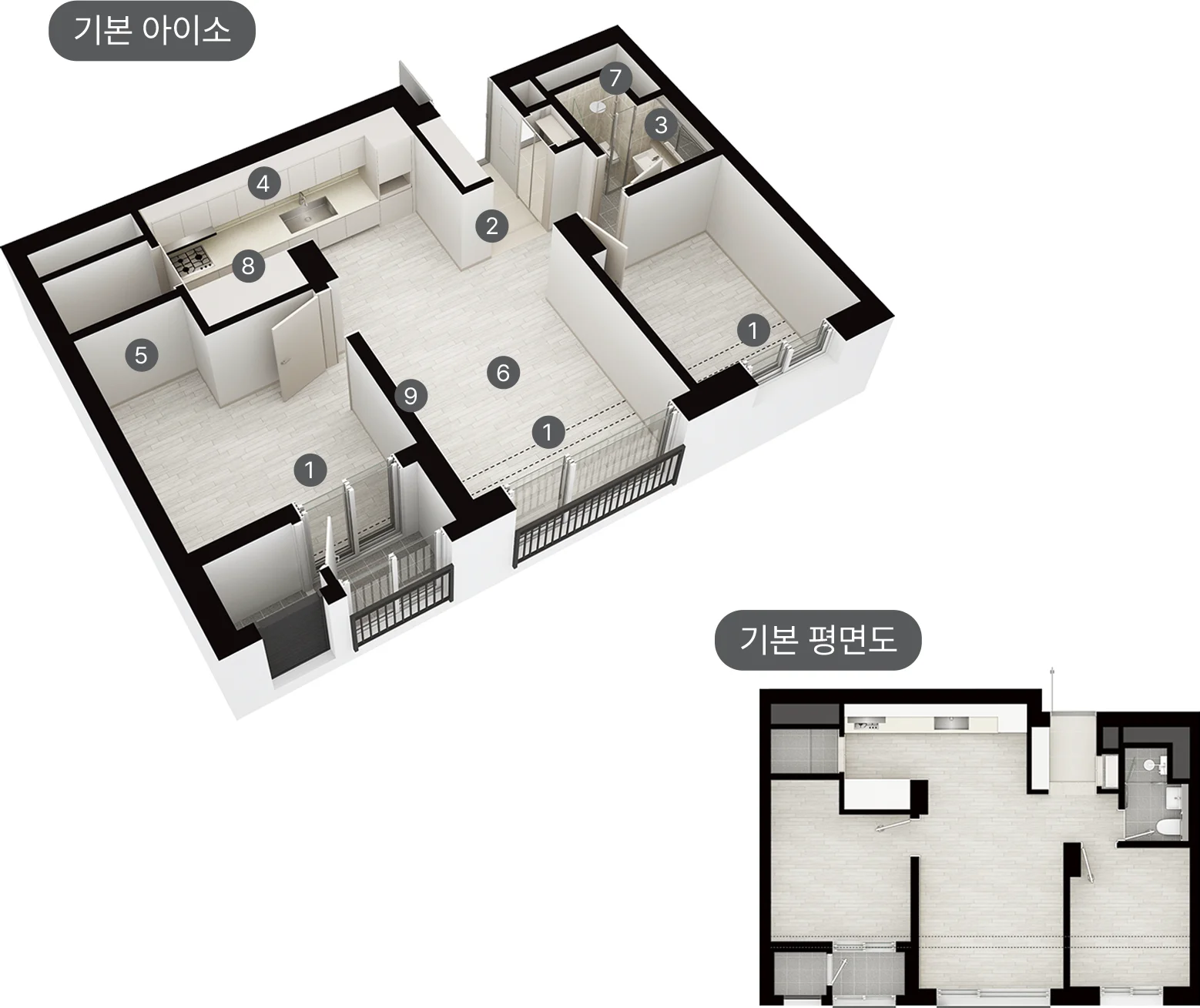 더 리치먼드 미아 49A 타입 평면도