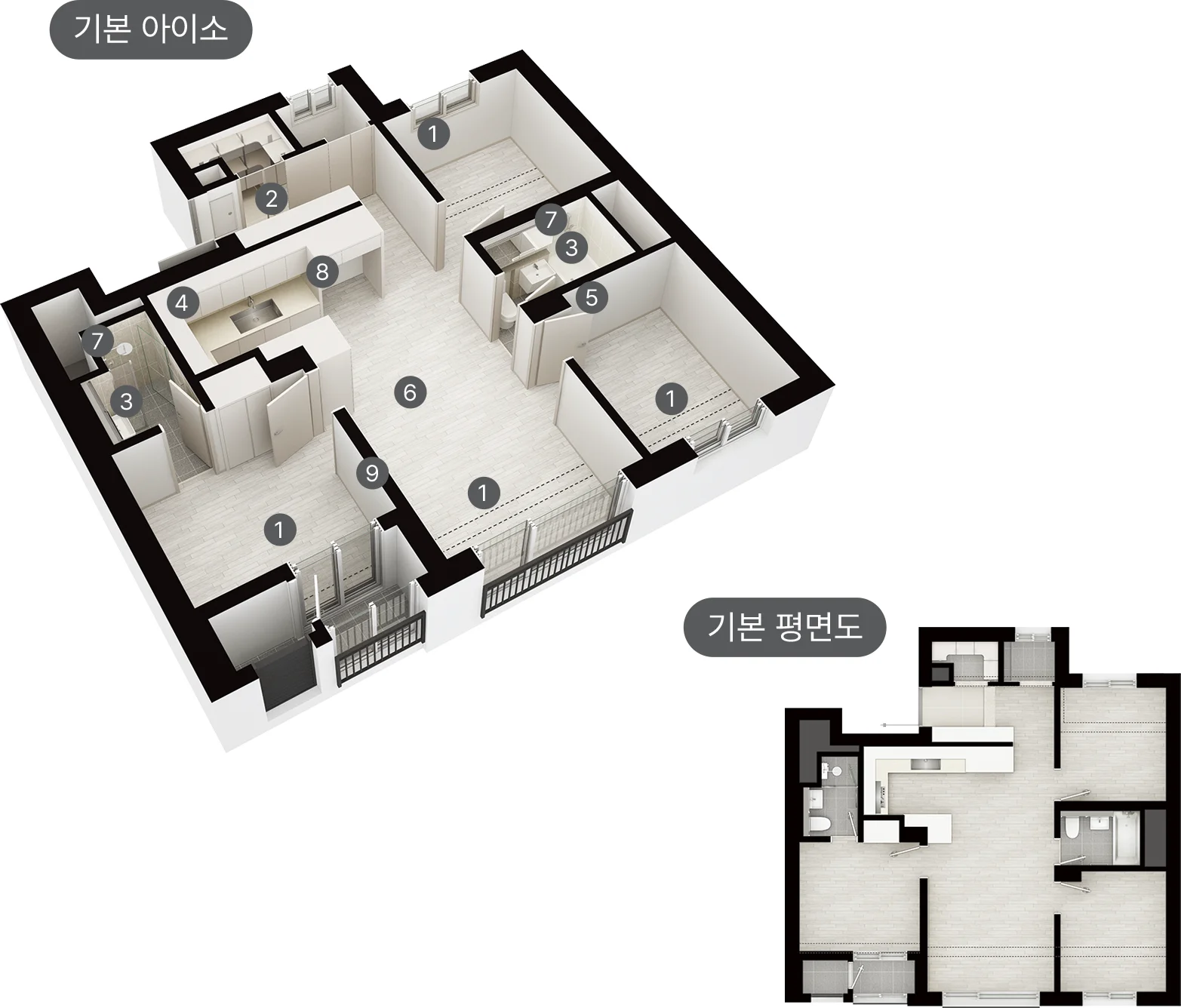 더 리치먼드 미아 59A 타입 평면도