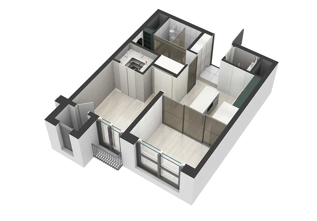 영종 SK VIEW 39A 입체 평면(3D)