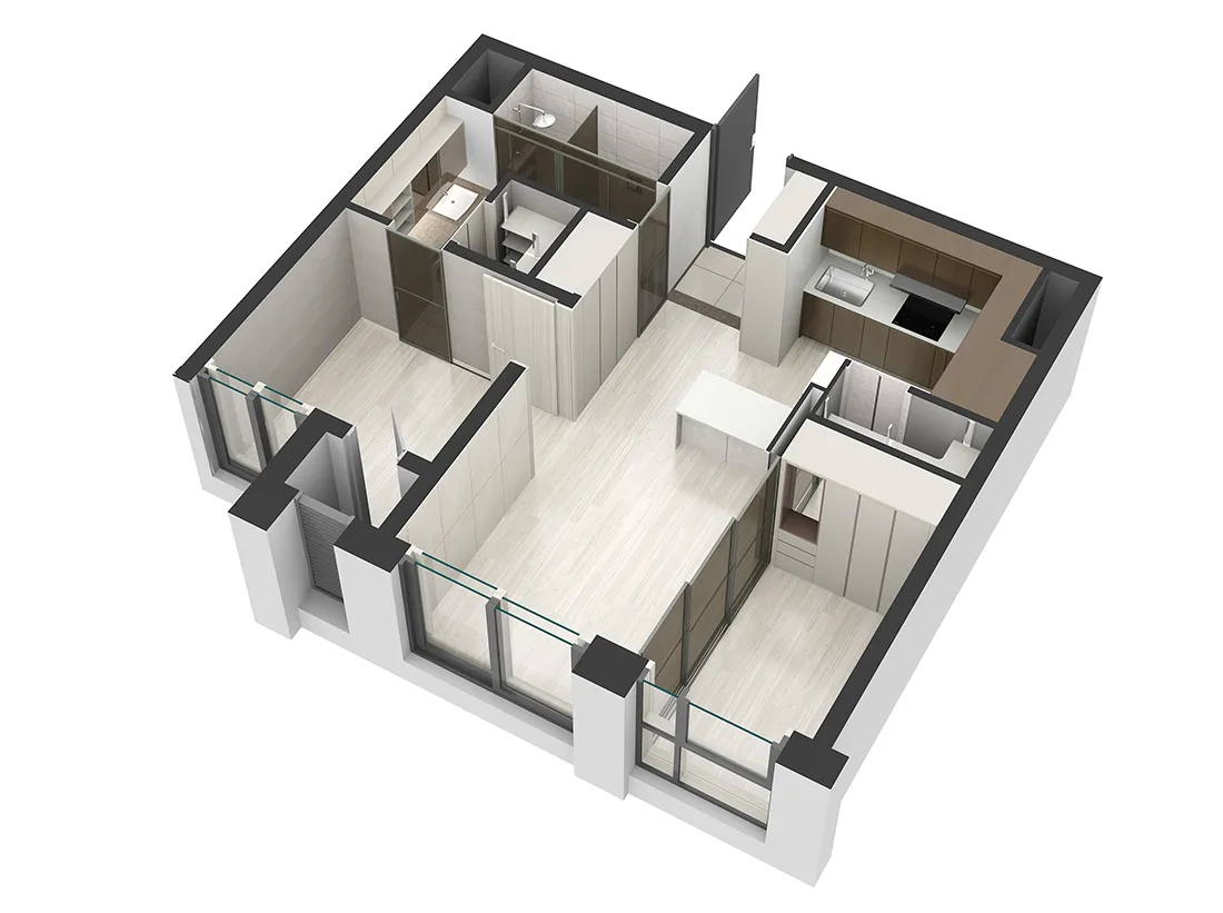 영종 SK VIEW 49A 입체 평면(3D)