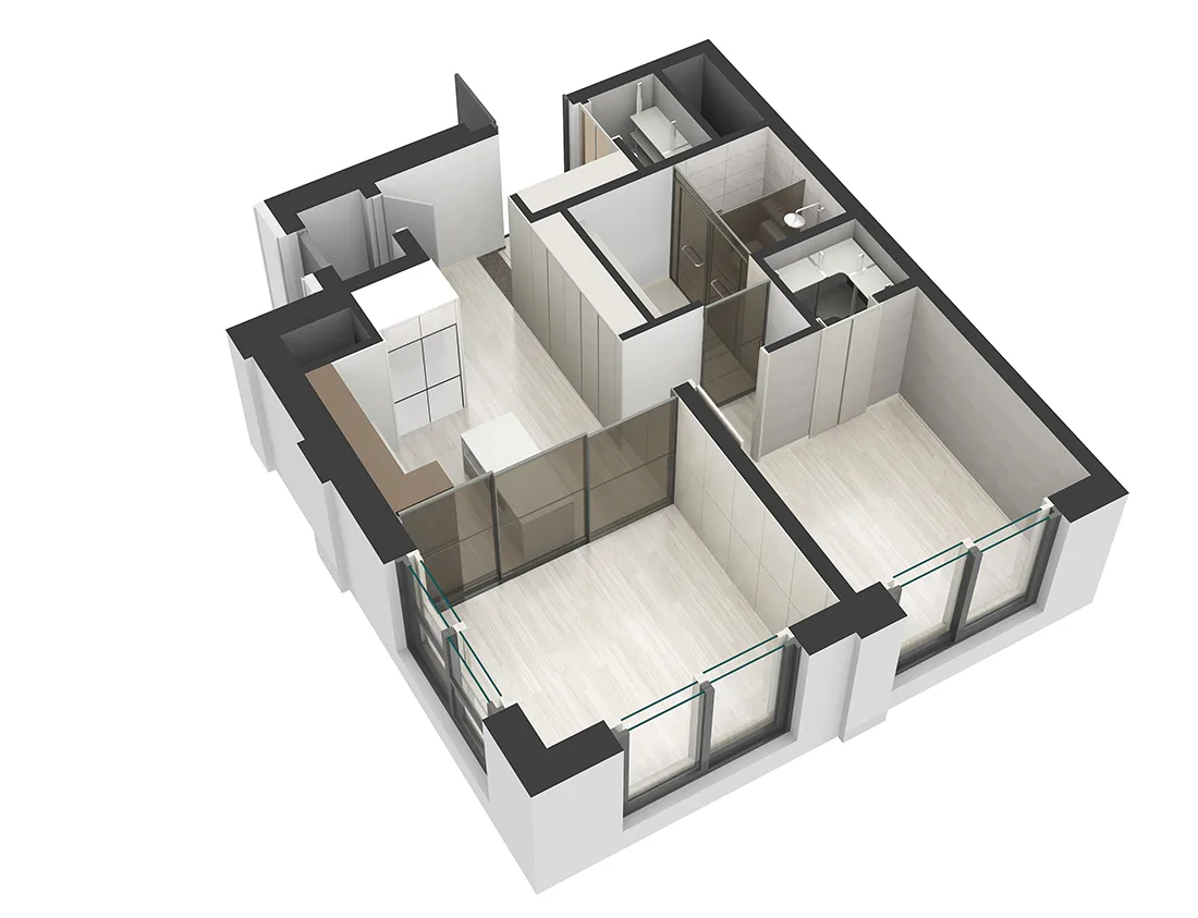 영종 SK VIEW 49B 입체 평면(3D)